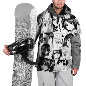 Накидка на куртку 3D с принтом ПРЕЗИДЕНТ СТУДСОВЕТА  ГОРНИЧНАЯ Pattern в Тюмени, 100% полиэстер |  | Тематика изображения на принте: anime | kaichou wa maid sama | аниме | анимэ | президент горничная