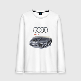 Мужской лонгслив хлопок с принтом Audi   Concept в Екатеринбурге, 100% хлопок |  | audi | car | concept | germany | power | prestige | автомобиль | ауди | германия | мощь