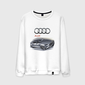 Мужской свитшот хлопок с принтом Audi   Concept в Тюмени, 100% хлопок |  | Тематика изображения на принте: audi | car | concept | germany | power | prestige | автомобиль | ауди | германия | мощь