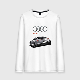 Мужской лонгслив хлопок с принтом Audi   Prestige   Concept в Тюмени, 100% хлопок |  | audi | car | concept | germany | power | prestige | автомобиль | ауди | германия | мощь