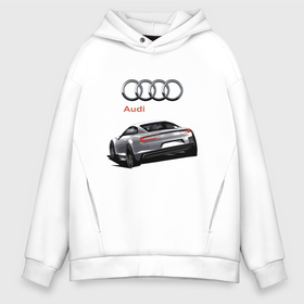 Мужское худи Oversize хлопок с принтом Audi   Prestige   Concept в Екатеринбурге, френч-терри — 70% хлопок, 30% полиэстер. Мягкий теплый начес внутри —100% хлопок | боковые карманы, эластичные манжеты и нижняя кромка, капюшон на магнитной кнопке | audi | car | concept | germany | power | prestige | автомобиль | ауди | германия | мощь