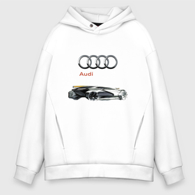 Мужское худи Oversize хлопок с принтом Audi   Concept   Sketch в Екатеринбурге, френч-терри — 70% хлопок, 30% полиэстер. Мягкий теплый начес внутри —100% хлопок | боковые карманы, эластичные манжеты и нижняя кромка, капюшон на магнитной кнопке | audi | car | concept | germany | power | prestige | sketch | автомобиль | ауди | германия | мощь | эскиз