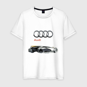 Мужская футболка хлопок с принтом Audi   Concept   Sketch в Курске, 100% хлопок | прямой крой, круглый вырез горловины, длина до линии бедер, слегка спущенное плечо. | Тематика изображения на принте: audi | car | concept | germany | power | prestige | sketch | автомобиль | ауди | германия | мощь | эскиз