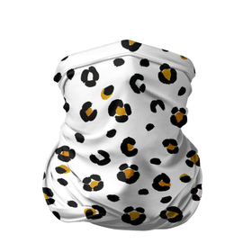 Бандана-труба 3D с принтом пятна леопарда leopard spots в Белгороде, 100% полиэстер, ткань с особыми свойствами — Activecool | плотность 150‒180 г/м2; хорошо тянется, но сохраняет форму | animal print | animalistic | background | hipard | leopard | skin | spots | white background | yellow | анималистичный | анималистычный | белый фон | гипард | животные | животный | звериный | звериный принт | леопард | леопардовый | паттерн