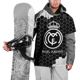 Накидка на куртку 3D с принтом REAL MADRID | Real Madrid + Графика , 100% полиэстер |  | Тематика изображения на принте: football | logo | madrid | real | real madrid | realmadrid | sport | клуб | лого | логотип | логотипы | мадрид | реал | реалмадрид | символ | символы | соты | спорт | форма | футбол | футбольная