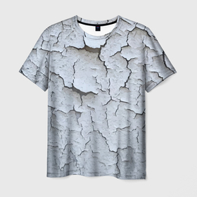 Мужская футболка 3D с принтом Vanguard plaster 2022 в Петрозаводске, 100% полиэфир | прямой крой, круглый вырез горловины, длина до линии бедер | design | fashion | plaster | vanguard | авангард | дизайн | мода | штукатурка
