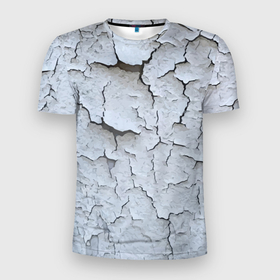 Мужская футболка 3D Slim с принтом Vanguard plaster 2022 в Кировске, 100% полиэстер с улучшенными характеристиками | приталенный силуэт, круглая горловина, широкие плечи, сужается к линии бедра | design | fashion | plaster | vanguard | авангард | дизайн | мода | штукатурка