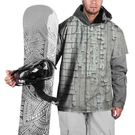 Накидка на куртку 3D с принтом Cool wall   Vanguard в Тюмени, 100% полиэстер |  | fashion | plaster | vanguard | wall | авангард | мода | стена | штукатурка