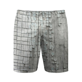 Мужские шорты спортивные с принтом Cool wall   Vanguard ,  |  | fashion | plaster | vanguard | wall | авангард | мода | стена | штукатурка