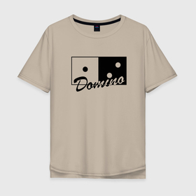 Мужская футболка хлопок Oversize с принтом Домино общественное , 100% хлопок | свободный крой, круглый ворот, “спинка” длиннее передней части | домино | игра | народная | настольная | общественная