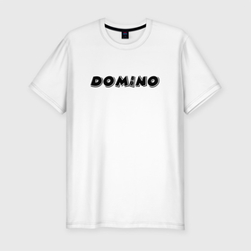 Мужская футболка хлопок Slim с принтом Домино игра в Кировске, 92% хлопок, 8% лайкра | приталенный силуэт, круглый вырез ворота, длина до линии бедра, короткий рукав | домино | игра | народная | настольная | общественноя