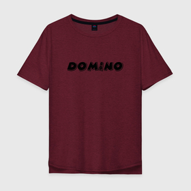 Мужская футболка хлопок Oversize с принтом Домино игра в Екатеринбурге, 100% хлопок | свободный крой, круглый ворот, “спинка” длиннее передней части | домино | игра | народная | настольная | общественноя