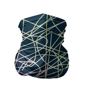 Бандана-труба 3D с принтом Абстрактные пересечения в Екатеринбурге, 100% полиэстер, ткань с особыми свойствами — Activecool | плотность 150‒180 г/м2; хорошо тянется, но сохраняет форму | абстрактный | абстракция | градиент | искусство | линии | универсальный