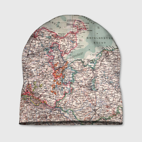 Шапка 3D с принтом КАРТА МАЛЕНЬКОГО МИРА в Петрозаводске, 100% полиэстер | универсальный размер, печать по всей поверхности изделия | география | города | карта | мир | страны