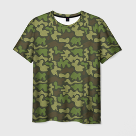 Мужская футболка 3D с принтом Камуфляж в крапинку в Белгороде, 100% полиэфир | прямой крой, круглый вырез горловины, длина до линии бедер | camouflage | military | армия | боец | ввс | вдв | вмф | военный камуфляж | воин | война | гру | десантник | дшб | камуфляж | кгб | маскировка | масхалат | мвд | милитари | мчс | омон | охота | охрана | патриот | пво