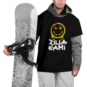 Накидка на куртку 3D с принтом ZillaKami x SosMula City Morgue Smile в Белгороде, 100% полиэстер |  | Тематика изображения на принте: city | citymorgue | morgue | smile | sos mula | sosmula | zilla kami | zillakami | модные | хайп | шмот