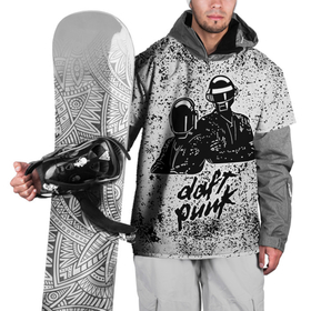 Накидка на куртку 3D с принтом Daft Punk BW в Санкт-Петербурге, 100% полиэстер |  | daft punk | daftpunk | disco | дафт панк | дафтпанк | диско | музыка | синтипоп | хаус | электро