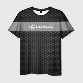 Мужская футболка 3D с принтом lexus соты , 100% полиэфир | прямой крой, круглый вырез горловины, длина до линии бедер | Тематика изображения на принте: 2020 | auto | lexus | sport | авто | автомобиль | автомобильные | бренд | лексус | марка | машины | спорт