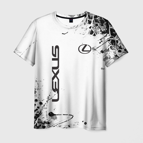 Мужская футболка 3D с принтом lexus texture Трещины , 100% полиэфир | прямой крой, круглый вырез горловины, длина до линии бедер | 2020 | auto | lexus | sport | авто | автомобиль | автомобильные | бренд | лексус | марка | машины | спорт