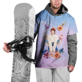 Накидка на куртку 3D с принтом Хуа Ченьюй марсианские цветы HCY в Тюмени, 100% полиэстер |  | Тематика изображения на принте: hcy | hua chenyu | знак марса | марс | марсианский | хуа ченьюй | цветочный