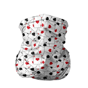 Бандана-труба 3D с принтом Карточные Тузы в Новосибирске, 100% полиэстер, ткань с особыми свойствами — Activecool | плотность 150‒180 г/м2; хорошо тянется, но сохраняет форму | 777 | cards | casino | game | jackpot | joker | omaha | poker | roulette | straight | texas h | азарт | деньги | джекпот | джокер | игра | казино | карточные масти | карты | куш | масти | омаха | покер | рулетка | стрит | техасский холдэм | тузы