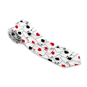 Галстук 3D с принтом Карточные Тузы , 100% полиэстер | Длина 148 см; Плотность 150-180 г/м2 | 777 | cards | casino | game | jackpot | joker | omaha | poker | roulette | straight | texas h | азарт | деньги | джекпот | джокер | игра | казино | карточные масти | карты | куш | масти | омаха | покер | рулетка | стрит | техасский холдэм | тузы