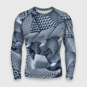 Мужской рашгард 3D с принтом Vanguard pattern 2078  Abstraction в Петрозаводске,  |  | abstraction | fashion | pattern | vanguard | абстракция | авангард | мода | узор