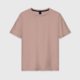 Женская футболка хлопок Oversize с принтом Однотонная 12 , 100% хлопок | свободный крой, круглый ворот, спущенный рукав, длина до линии бедер
 | 