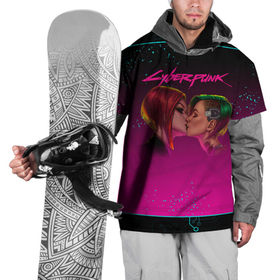 Накидка на куртку 3D с принтом Judy Vi Cyberpunk 2077 Love , 100% полиэстер |  | Тематика изображения на принте: 2077 | cyberpunk | cyberpunk 2077 | judy | night city | vi | ви | джуди | жуди | кибер | киберпанк | найтсити | панк
