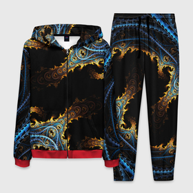 Мужской костюм 3D с принтом огненные фракталы 3d в Тюмени, 100% полиэстер | Манжеты и пояс оформлены тканевой резинкой, двухслойный капюшон со шнурком для регулировки, карманы спереди | 3d | chinese | dragon | fiery | fire | fractal | fractals | illusion | om | ornament | pattern | yoga | дракон | иллюзия | йога | китайский | огненый | огонь | ом | орнамент | узор | фрактал | фракталы