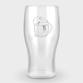 Бокал пивной с гравировкой с принтом Drowned in a mug of beer ,  |  | Тематика изображения на принте: engraving | гравировка | надписи | цитаты
