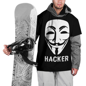 Накидка на куртку 3D с принтом HACKER (Маска V) в Петрозаводске, 100% полиэстер |  | anonymous | guy fawkes | hacker | programmer | vendetta | айтишник | анонимус | бинарный код | вебмастер | вендетта | гай фокс | интернет технологии | информатика | ит специалист | маска v | маска гая фокса | матрица