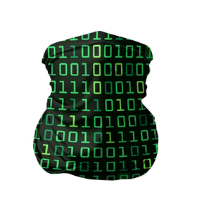 Бандана-труба 3D с принтом Двоичный Код (Binary Code) в Новосибирске, 100% полиэстер, ткань с особыми свойствами — Activecool | плотность 150‒180 г/м2; хорошо тянется, но сохраняет форму | Тематика изображения на принте: 1 и 0 | binary code | programmer | айтишник | бинарный код | вебмастер | двоичная система | двоичный код | единица и ноль | интернет сеть | интернет технологии | информатика | ит специалист | матрица