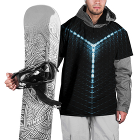 Накидка на куртку 3D с принтом Y   неон , 100% полиэстер |  | 3d | 3д | fitnes | sport | v | y | z | бодибилдинг | зумба | кубы | линии | неон | плиты | соты | спорт | фитнес