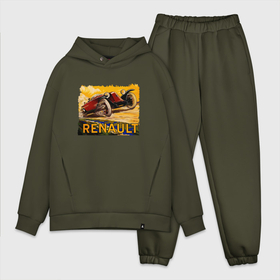 Мужской костюм хлопок OVERSIZE с принтом Renault   Racing   Retro в Белгороде,  |  | car | racing | renault | retro | автомобиль | гонка | рено | ретро