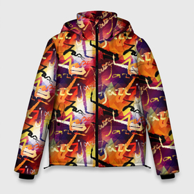 Мужская зимняя куртка 3D с принтом Джазовая Музыка в Тюмени, верх — 100% полиэстер; подкладка — 100% полиэстер; утеплитель — 100% полиэстер | длина ниже бедра, свободный силуэт Оверсайз. Есть воротник-стойка, отстегивающийся капюшон и ветрозащитная планка. 

Боковые карманы с листочкой на кнопках и внутренний карман на молнии. | acid jazz | cool jazz | free jazz | jazz | jazz manush | smooth jazz | soul jazz | бибоп | биг бенд | блюз | джаз | джаз мануш | кул джаз | музыка | ноты | оркестр | постбоп | регги | ритм н блюз | саксофон | свинг | смуз джаз | соул джаз