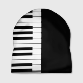 Шапка 3D с принтом Черно Белое Пианино (Piano) в Курске, 100% полиэстер | универсальный размер, печать по всей поверхности изделия | clavichord | grand piano | harpsichord | octaves | piano | spinet | бетховен | звук | клавесин | клавиатура | клавикорд | клавиши | классическая музыка | моцарт | музыка | музыкальный инструмент | музыкант | октавы | пальцы