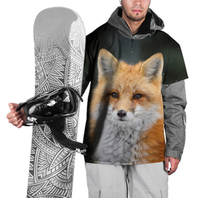 Накидка на куртку 3D с принтом Красавица Лиса в Екатеринбурге, 100% полиэстер |  | cute | fox | foxy | ginger | orange | what does the fox say | зверек | зверь | лис | лиса | лисица | лисичка | милашка | милота | реализм | рыжая | рыжик | рыжуля | фото | фыр фыр