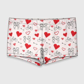 Мужские купальные плавки 3D с принтом Романтические сердечки в Петрозаводске, Полиэстер 85%, Спандекс 15% |  | велосипед | девочка | любовь | люди | мальчик | пара | розовый | романтика | сердечки | сердца | узор