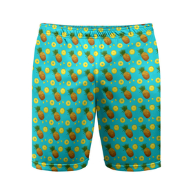 Мужские шорты спортивные с принтом Много ананасов в Тюмени,  |  | ананас | ананасы | арт | летний принт | лето | маленький принт | маленький рисунок | мелкий принт | мелкий рисунок | много ананасов | рисунок