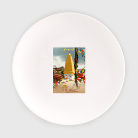 Тарелка с принтом Я люблю Непал: священная ступа Буднатх в Курске, фарфор | диаметр - 210 мм
диаметр для нанесения принта - 120 мм | 
