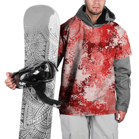 Накидка на куртку 3D с принтом Спортивный камуфляж Пикси   Гранат в Курске, 100% полиэстер |  | Тематика изображения на принте: камуфляж | красный | маскировка | спорт | тренировка