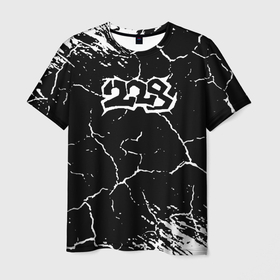 Мужская футболка 3D с принтом 228 rap   трещины , 100% полиэфир | прямой крой, круглый вырез горловины, длина до линии бедер | 228 | freestyle | hiphop | lematec | ls models | rap | riviera | togo | группа | реп 228