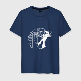 Мужская футболка хлопок с принтом Античная Сейлор Мун , 100% хлопок | прямой крой, круглый вырез горловины, длина до линии бедер, слегка спущенное плечо. | anime | sailor moon | аниме | анимэ | луна | лунная призма | сейлор мун | сэйлор