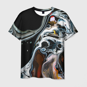 Мужская футболка 3D с принтом Vanguard pattern 2088 в Новосибирске, 100% полиэфир | прямой крой, круглый вырез горловины, длина до линии бедер | abstraction | fashion | pattern | vanguard | абстракция | авангард | мода | узор