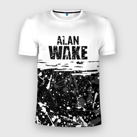 Мужская футболка 3D Slim с принтом Alan Wake   Алан Уэйк. в Белгороде, 100% полиэстер с улучшенными характеристиками | приталенный силуэт, круглая горловина, широкие плечи, сужается к линии бедра | Тематика изображения на принте: alan wake | alan wake remastered | alan wake обзор | alan wake прохождение | алан вейк | алан вейк прохождение | алан уэйк | прохождение