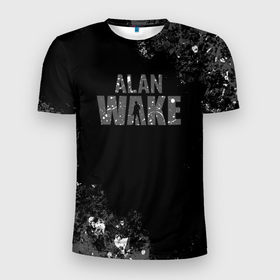 Мужская футболка 3D Slim с принтом alan wake алан уэйк в Белгороде, 100% полиэстер с улучшенными характеристиками | приталенный силуэт, круглая горловина, широкие плечи, сужается к линии бедра | alan wake | alan wake remastered | alan wake обзор | alan wake прохождение | алан вейк | алан вейк прохождение | алан уэйк | прохождение
