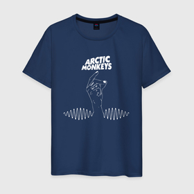 Мужская футболка хлопок с принтом Arctic Monkeys mardy bum в Кировске, 100% хлопок | прямой крой, круглый вырез горловины, длина до линии бедер, слегка спущенное плечо. | arctic monkeys | arctic monkeys live | mardy bum | арктик манкис | арктические мартышки | рок