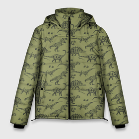 Мужская зимняя куртка 3D с принтом Динозавры   (Dinosaurs) , верх — 100% полиэстер; подкладка — 100% полиэстер; утеплитель — 100% полиэстер | длина ниже бедра, свободный силуэт Оверсайз. Есть воротник-стойка, отстегивающийся капюшон и ветрозащитная планка. 

Боковые карманы с листочкой на кнопках и внутренний карман на молнии. | dinosaur | dinosaur era | pangolin | predator | pterodactyl | reptile | reptiloid | the dragon | the serpent | tyrannosaurus | динозавр | дракон | ледниковый период | птеродактиль | тираннозавр | хищник | эра динозавров | ю