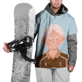 Накидка на куртку 3D с принтом Милый Коси в Белгороде, 100% полиэстер |  | Тематика изображения на принте: anime | haikyuu | koushi sugawara | аниме | анимэ | волейбол | коси сугавара | коши сугавара